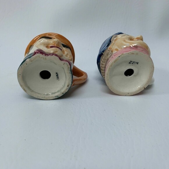Vintage Man Woman Salt & Pepper Shakers Made in Japan - Picture 6 of 9